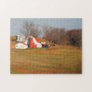 Old Tennessee Barns. Jigsaw Puzzle