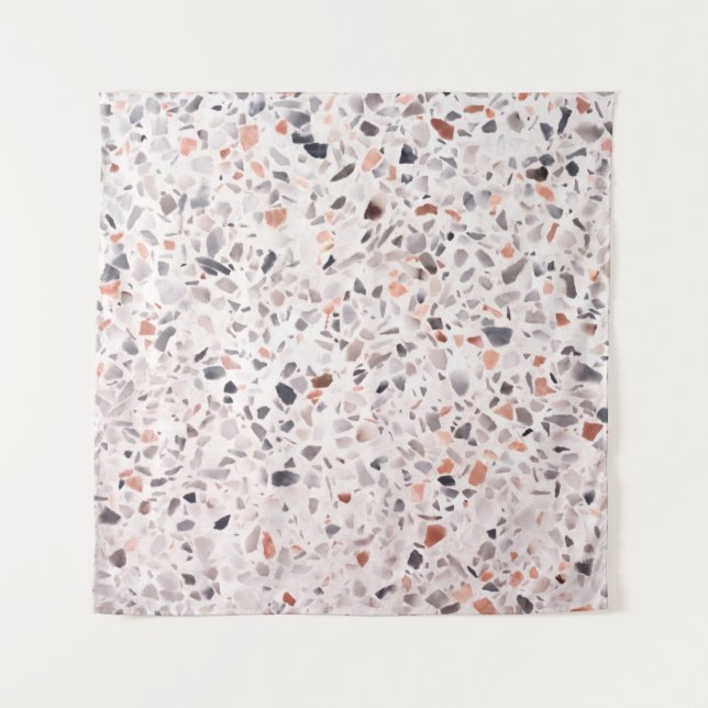 Old terrazzo texture, hamper pattern. tapestry (Front)