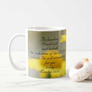 Old Testament Bible Scripture Quote – Exodus 14:13 Coffee Mug