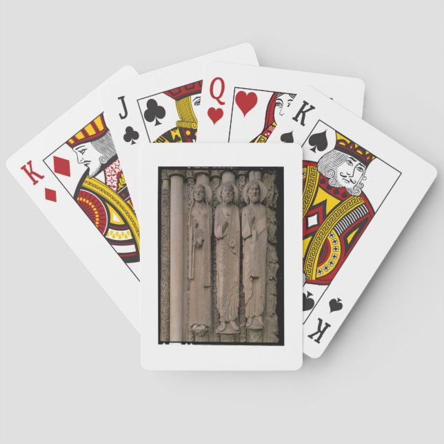 Old Testament figures, from the north embrasures o Playing Cards (Back)