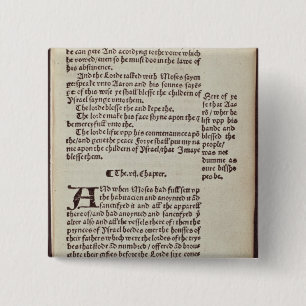 Old Testament text page 2 Inch Square Button