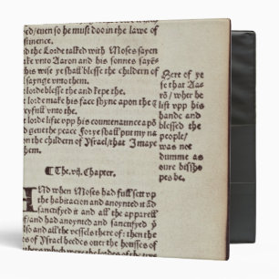 Old Testament text page Binder