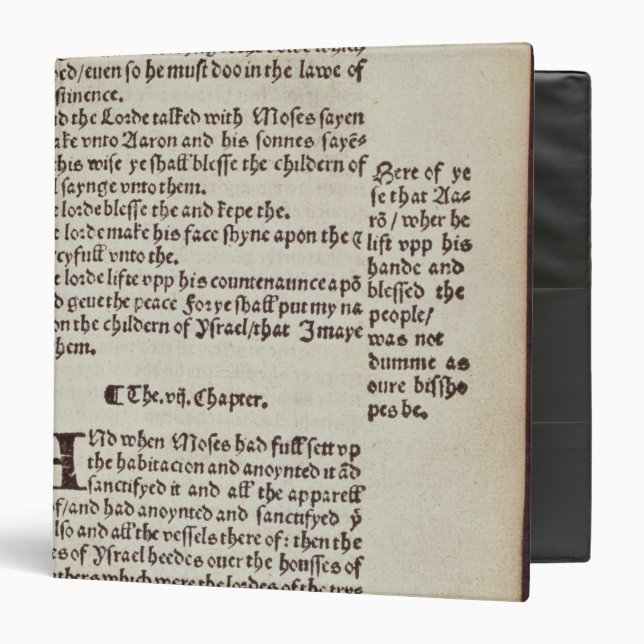 Old Testament text page Binder (Front/Inside)