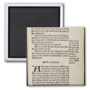 Old Testament text page Magnet
