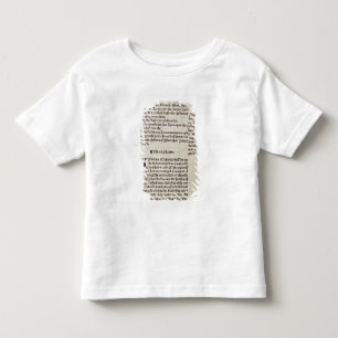 Old Testament text page Toddler T-shirt