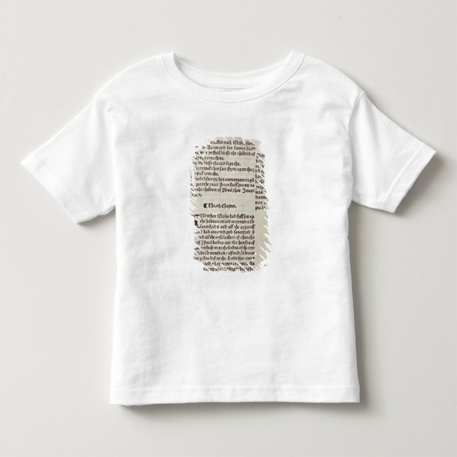 Old Testament text page Toddler T-shirt (Front)