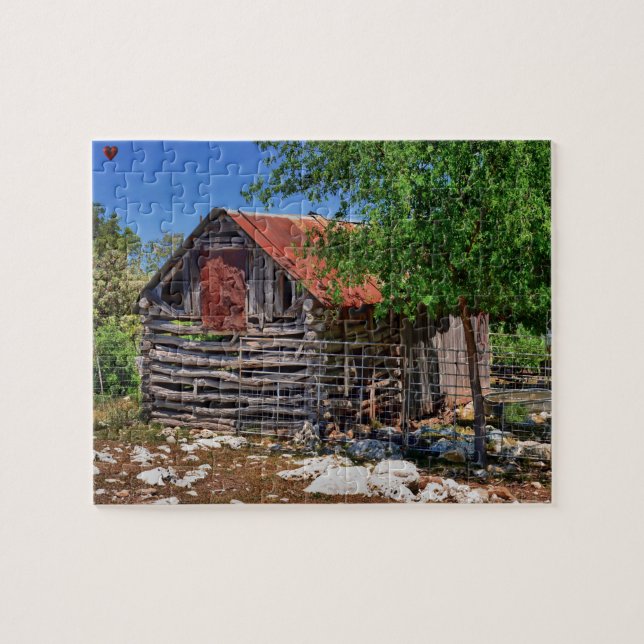 Old Texas Barn Jigsaw Puzzle (Horizontal)