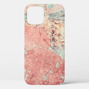 Old textured concrete wall with natural defects. S iPhone 12 Case