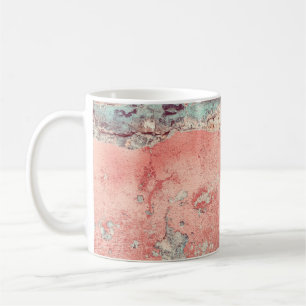 Old textured concrete wall with natural defects. S Coffee Mug