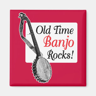 Old Time Banjo Magnet