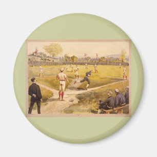 Old Time Base Ball Magnet