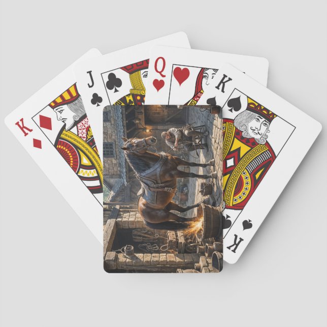 Old Time Farrier Playing Cards (Back)