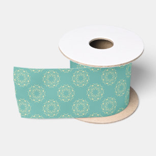 old time flowers ribbon satin ribbon
