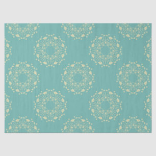 old time flowers tissue paper