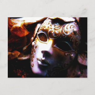 Old Time Masquerade Postcard