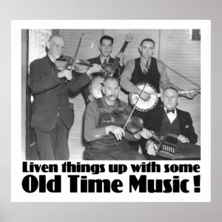 Old Time Music Poster