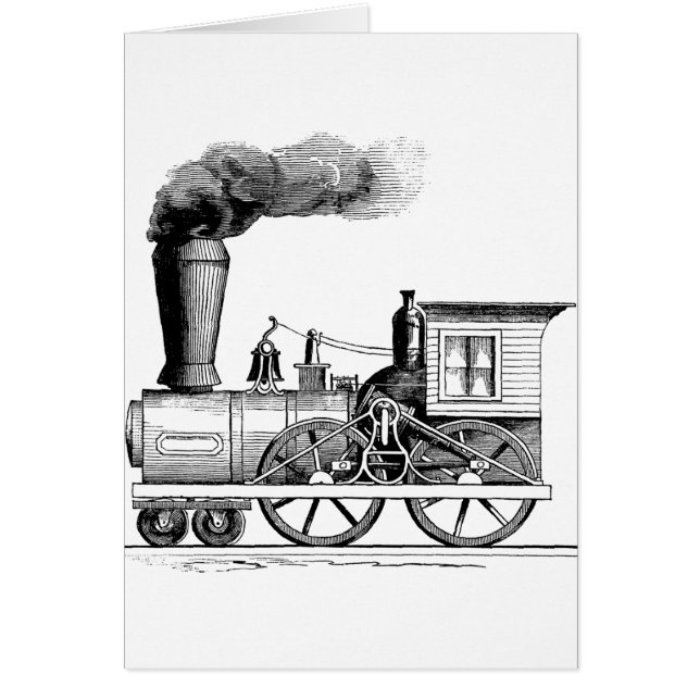 Old Time Steam Locomotive (Front)