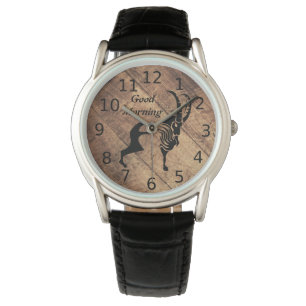 Old Timer Black Ram Silhouette Watch