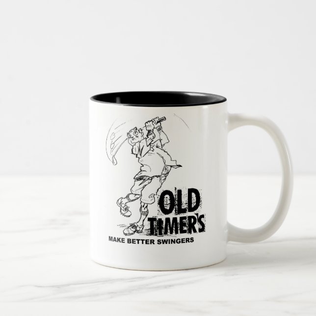 Old timer golf mug (Right)