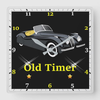 Old Timer Jaguar Wall Clock