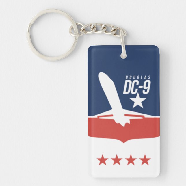 Old timer Jet Keychain (Front)