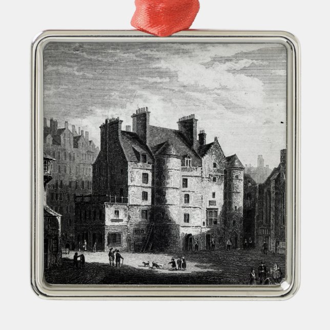 Old Tolbooth, Edinburgh Metal Ornament (Front)