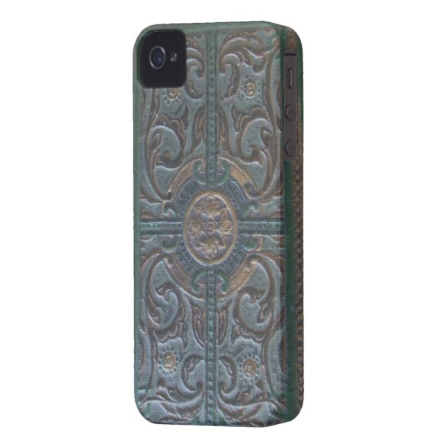 Old Tooled Leather Relic Case-Mate iPhone Case (Back Left)
