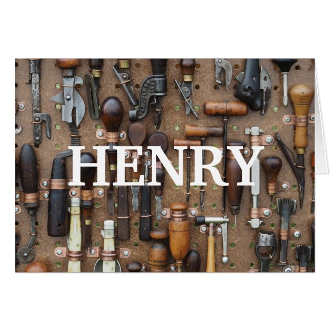 Old Tools - Happy Birthday, you old tool! (Front Horizontal)