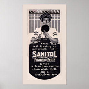 Old Tooth Paste Poster