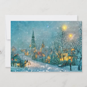 Old town Christmas budget Christmas Holiday Card