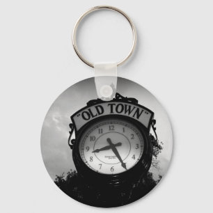Old Town Clock Keychain