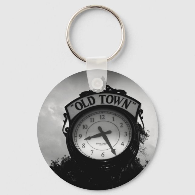 Old Town Clock Keychain (Front)