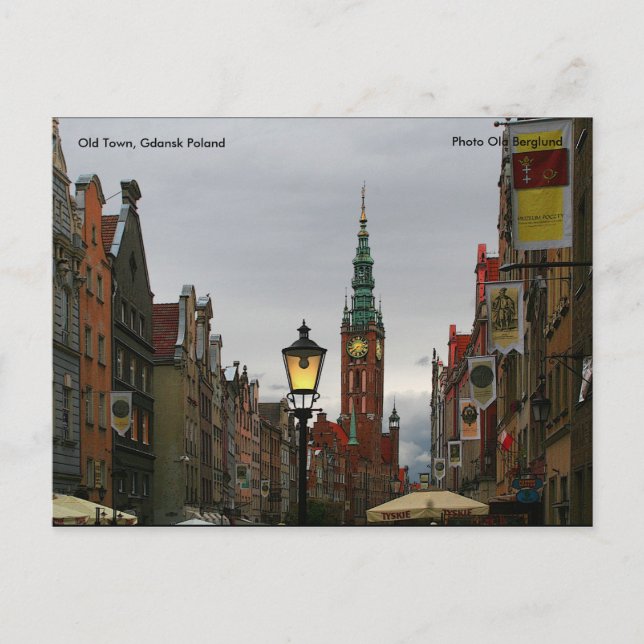 Old Town, Gdansk Poland, Photo O... Postcard (Front)
