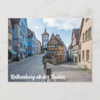 Old town in Rothenburg ob der Tauber, Germany