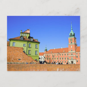 Old Town in Warsaw Postcard