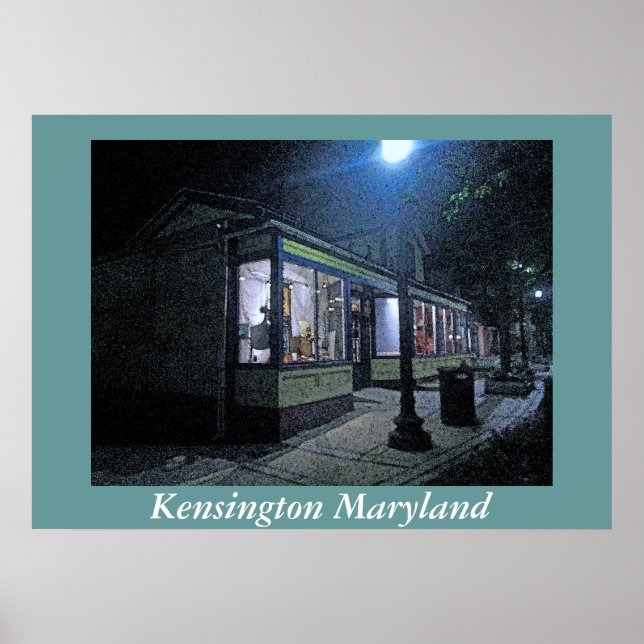 Old Town Kensington Maryland Poster (Front)
