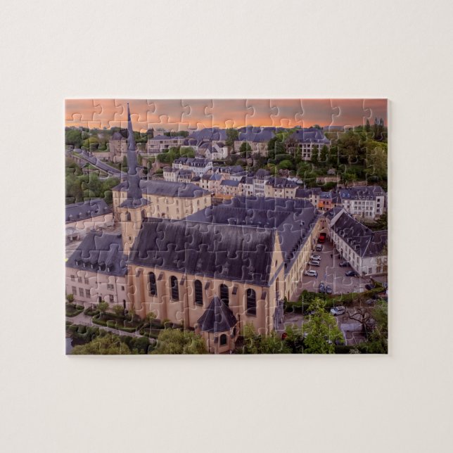 Old Town Luxembourg City Jigsaw Puzzle (Horizontal)