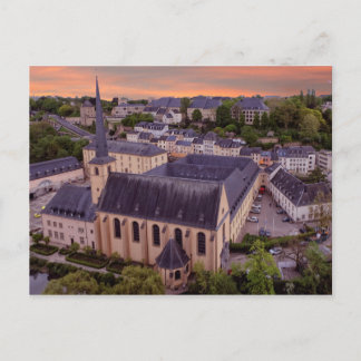 Old Town Luxembourg City Postcard
