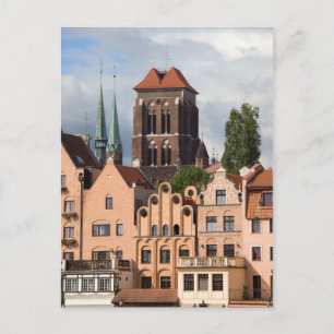 Old Town of Gdansk in Poland Postcard