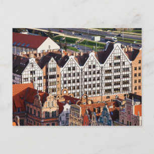Old Town of Gdansk in Poland Postcard