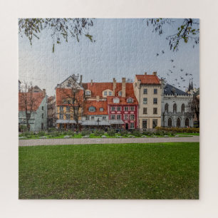 Old town of Riga in autumn Jigsaw Puzzle