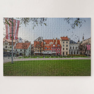 Old town of Riga in autumn Jigsaw Puzzle