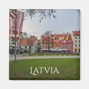 Old town of Riga in autumn Magnet