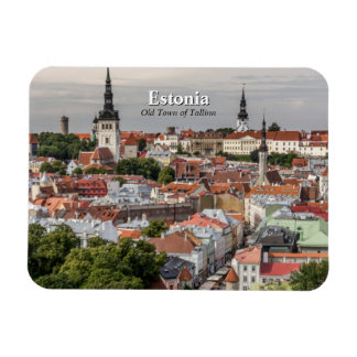 Old Town of Tallinn Estonia Magnet