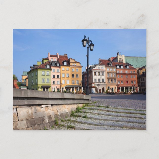 Old Town of Warsaw Postcard (Front)