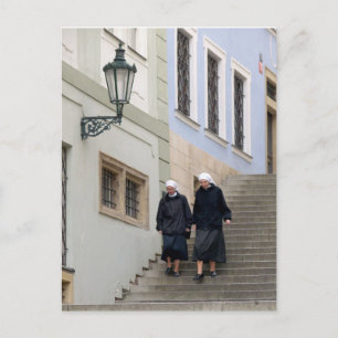 Old town, Prague. Postcard