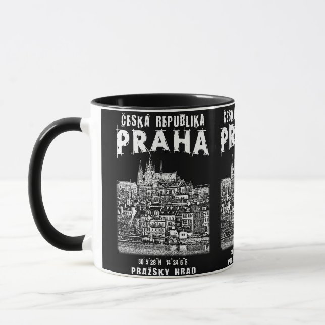 Old town Prague (Praha). Czech Republic. Mug (Left)