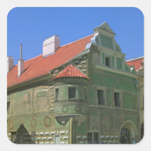 Old town square surrounded by 16th-century 2 sticker