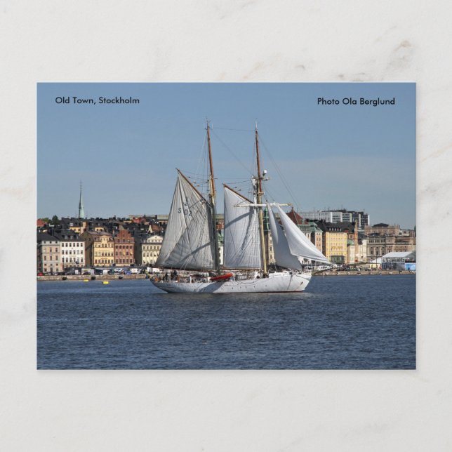 Old Town, Stockholm, Photo Ola ... Postcard (Front)