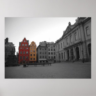 Old Town Stockholm Poster